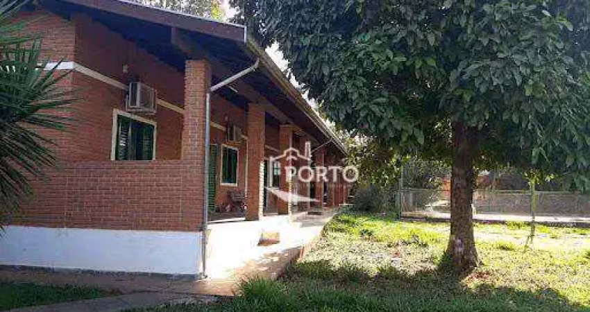 Chácara com 6 dormitórios à venda, 2880 m² por r$ 1.850.000,00 - santa rita - piracicaba/sp