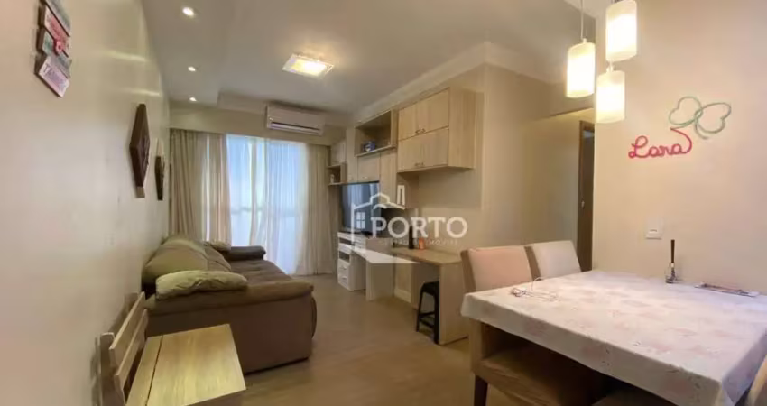 Apartamento com 3 dormitórios à venda, 65 m² por r$ 380.000,00 - parque santa cecília - piracicaba/sp