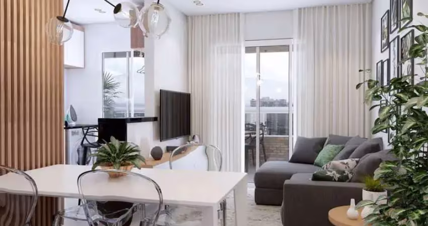 Apartamento com 1 dormitório à venda, 51 m² por r$ 492.000,00 - boqueirão - praia grande/sp