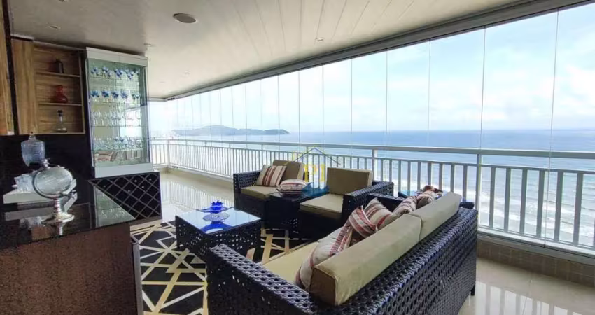 Apartamento com 3 dormitórios à venda, 326 m² por r$ 3.500.000,00 - aviação - praia grande/sp