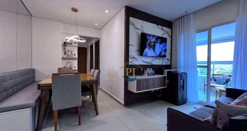 Apartamento com 3 dormitórios à venda, 87 m² por r$ 800.000 - ocian - praia grande/sp