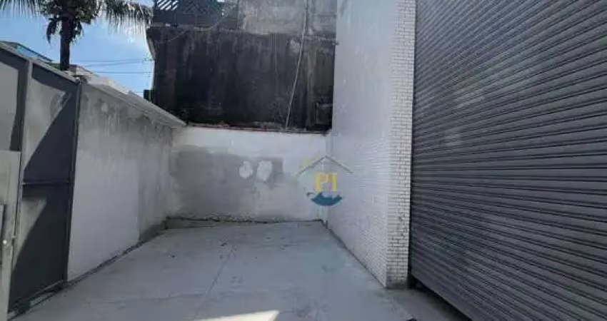 Galpão para alugar, 411 m² por r$ 15.000,00/mês - vila guilhermina - praia grande/sp