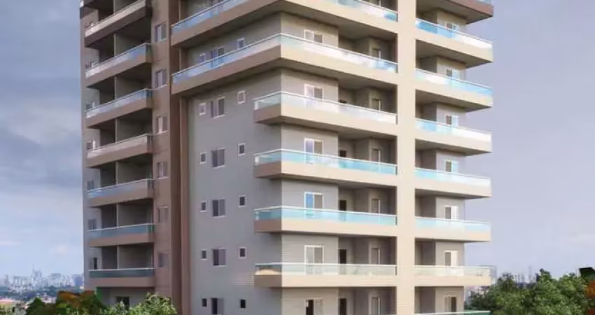 Apartamento à venda, 46 m² por r$ 315.000,00 - mirim - praia grande/sp