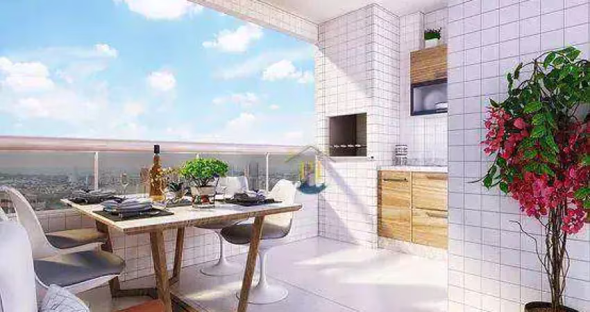 Apartamento com 2 dormitórios à venda, 63 m² por r$ 360.000,00 - tupi - praia grande/sp