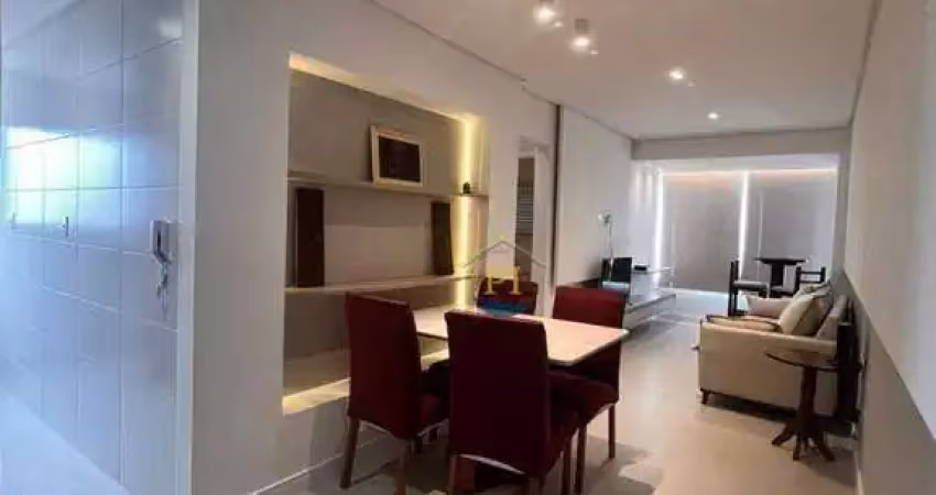 Apartamento com 2 dormitórios à venda, 52 m² por r$ 430.000 - caiçara - praia grande/sp