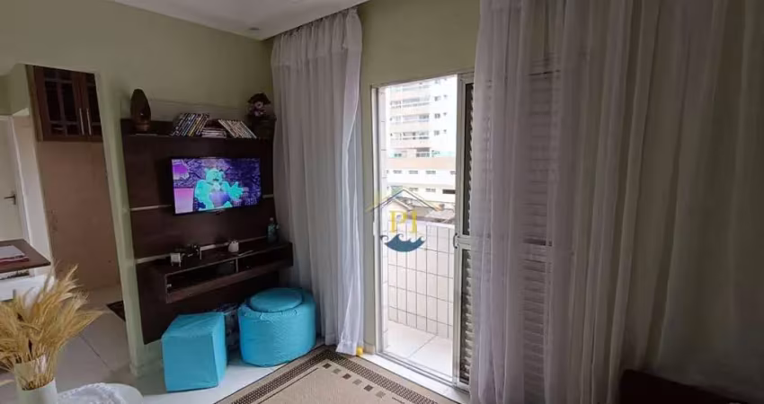 Apartamento com 1 dormitório à venda, 42 m² por r$ 230.000 - aviação - praia grande/sp