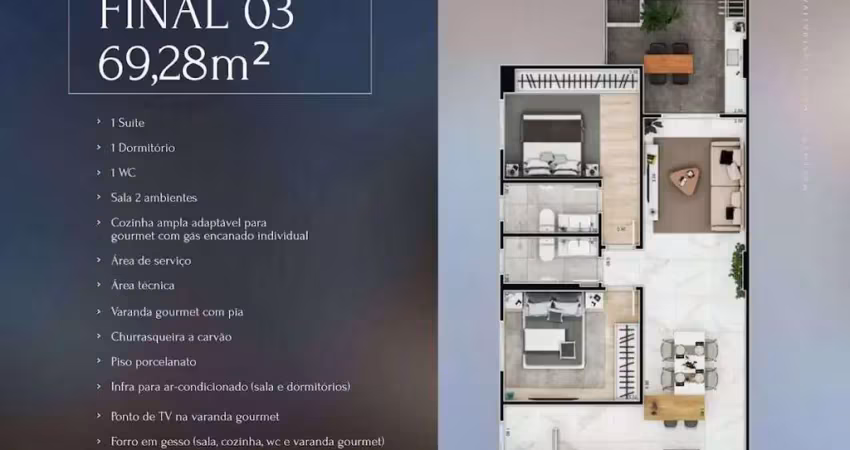 Apartamento residencial à venda, vila guilhermina, praia grande - ap1079.