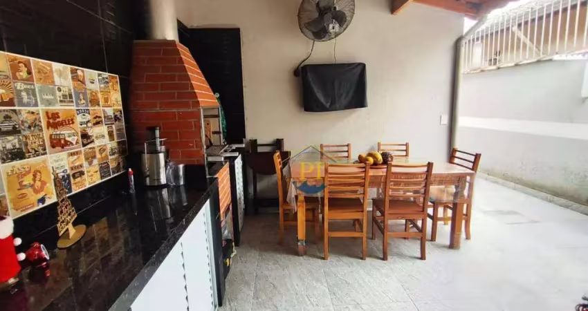 Casa com 3 dormitórios à venda, 113 m² por r$ 545.000,00 - maracanã - praia grande/sp