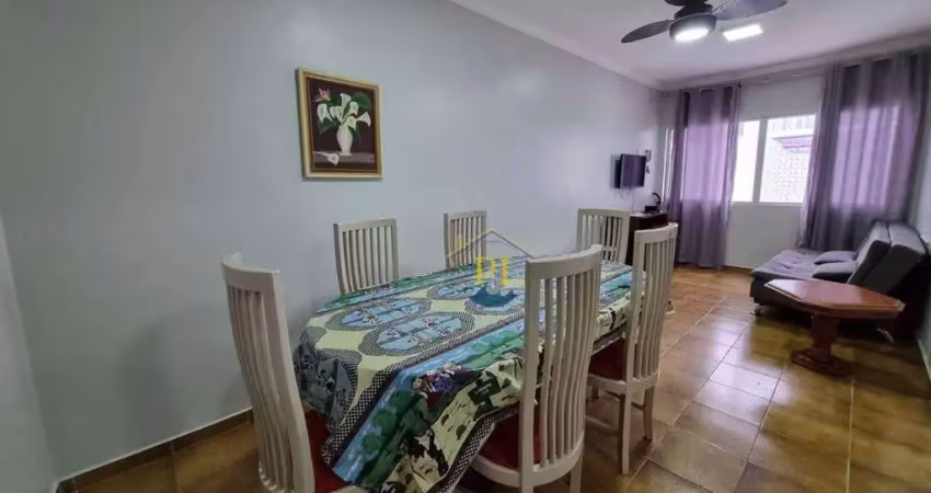 Apartamento com 2 dormitórios à venda, 76 m² por r$ 320.000 - canto do forte - praia grande/sp