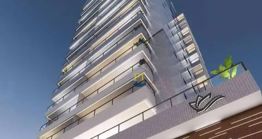 Apartamento com 1 dormitório à venda, 52 m² por r$ 369.000 - maracanã - praia grande/sp