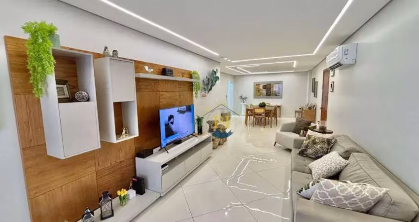 Apartamento à venda, 162 m² por r$ 2.300.000,00 - canto do forte - praia grande/sp