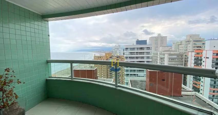 Apartamento com 3 dormitórios à venda, 200 m² por r$ 1.700.000 - canto do forte - praia grande/sp
