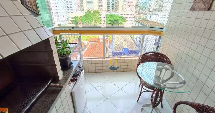 Apartamento com 2 dormitórios à venda, 70 m² por r$ 460.000 - aviação - praia grande/sp