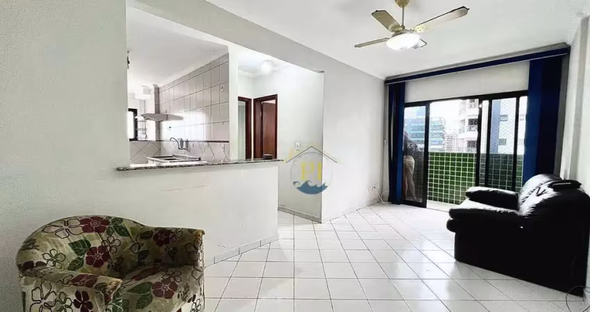 Apartamento com 1 dormitório à venda, 59 m² por r$ 390.000 - canto do forte - praia grande/sp