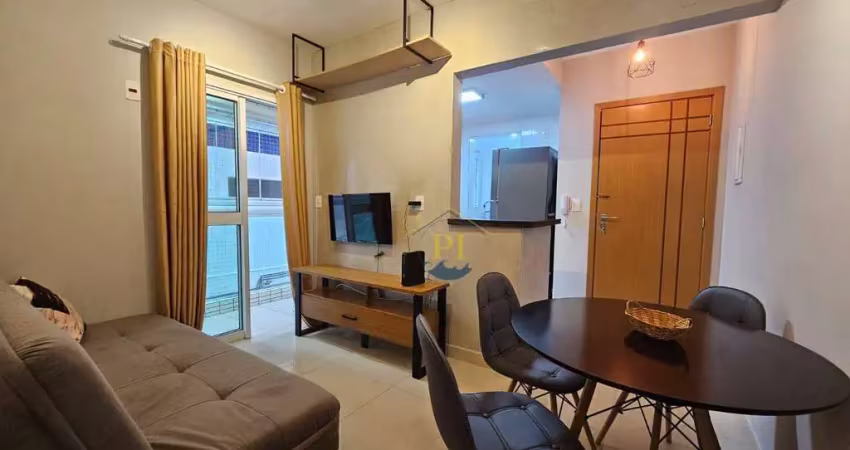 Apartamento garden com 1 dormitório à venda, 53 m² por r$ 375.000 - canto do forte - praia grande/sp