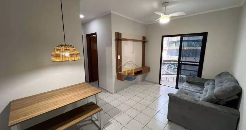 Apartamento com 1 dormitório à venda, 49 m² por r$ 365.000 - vila guilhermina - praia grande/sp