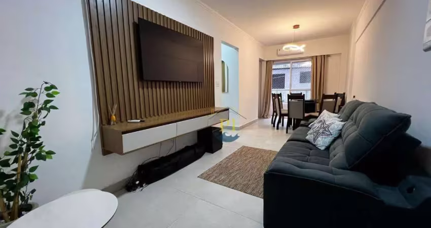 Apartamento com 1 dormitório, 53 m² - venda por r$ 450.000,00 ou aluguel por r$ 2.500,00/mês - aviação - praia grande/sp