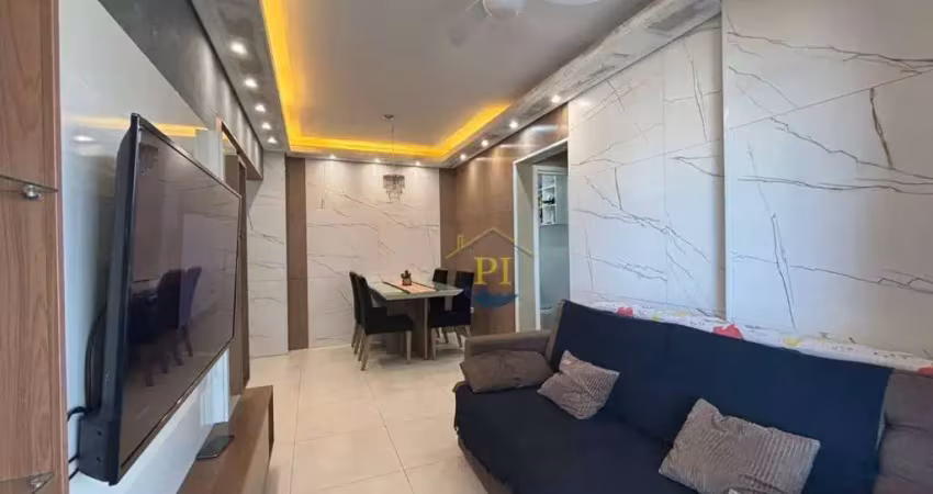 Apartamento com 1 dormitório à venda, 55 m² por r$ 495.000 - boqueirão - praia grande/sp