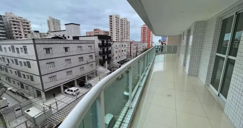 Apartamento com 3 dormitórios para alugar, 163 m² por r$ 5.570,00/mês - tupi - praia grande/sp