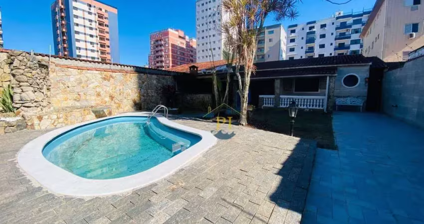 Casa com 3 dormitórios para alugar, 80 m² por r$ 5.000,00/mês - tupi - praia grande/sp