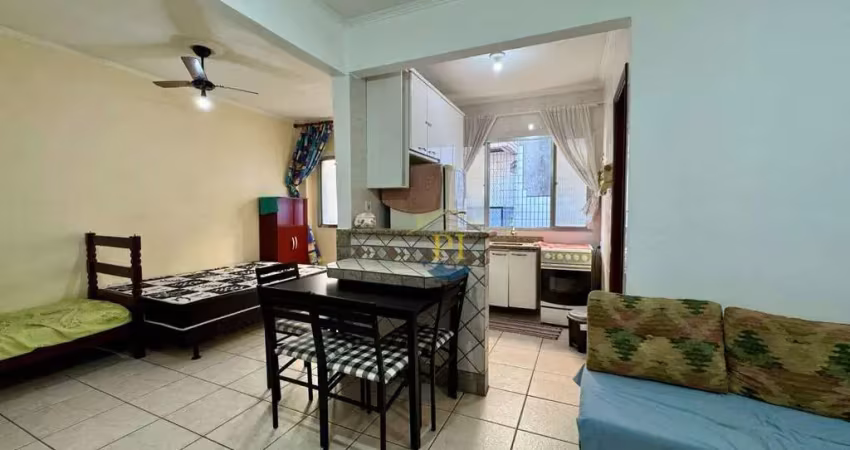 Kitnet com 1 dormitório à venda, 32 m² por r$ 221.000 - boqueirão - praia grande/sp