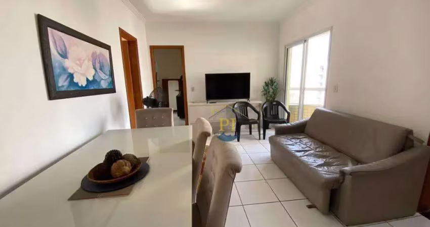 Apartamento com 2 dormitórios para alugar, 82 m² por r$ 3.000/mês - vila guilhermina - praia grande/sp
