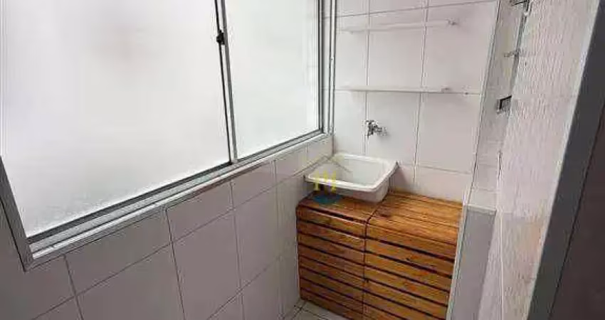 Apartamento com 1 dormitório à venda, 41 m² por r$ 270.000 - vila guilhermina - praia grande/sp