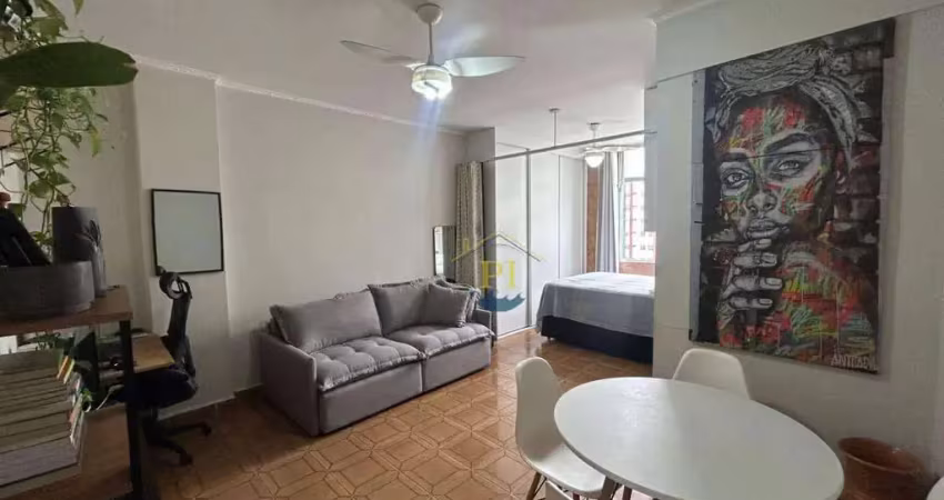 Kitnet com 1 dormitório à venda, 33 m² por r$ 235.000,00 - vila guilhermina - praia grande/sp