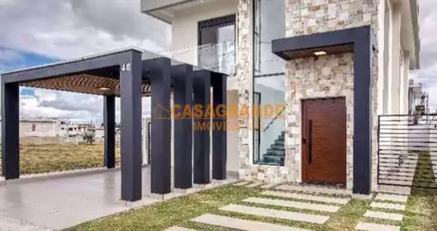 Casa sobrado moderno e sofisticado, 3 suítes 230 m²