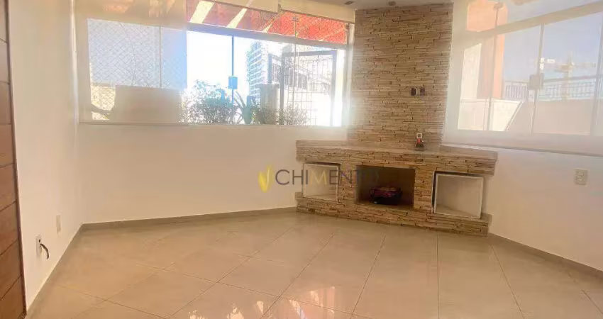 Cobertura com 3 dormitórios, 140 m² - venda por r$ 1.370.000,00 ou aluguel por r$ 9.240,00/mês - chácara klabin - são paulo/sp