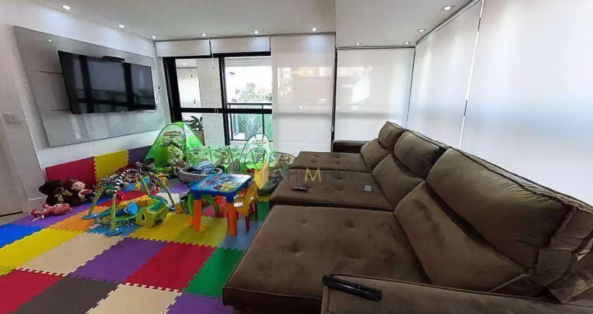 Apartamento com 3 dormitórios à venda, 139 m² por r$ 1.400.000 - jardim - santo andré/sp