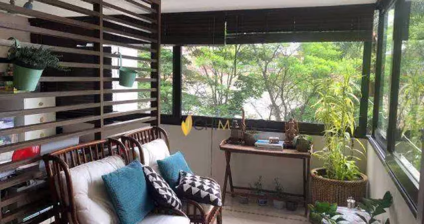 Apartamento com 3 dormitórios à venda, 185 m² por r$ 2.300.000,00 - real parque - são paulo/sp