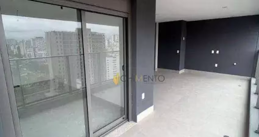 Apartamento com 3 dormitórios à venda, 125 m² por r$ 2.250.000,00 - campo belo - são paulo/sp