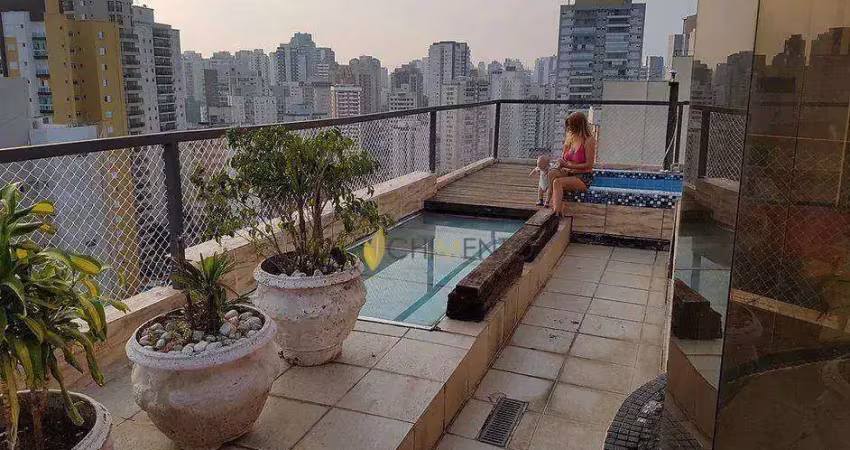 Cobertura com 2 dormitórios à venda, 164 m² por r$ 1.250.000,00 - saúde - são paulo/sp