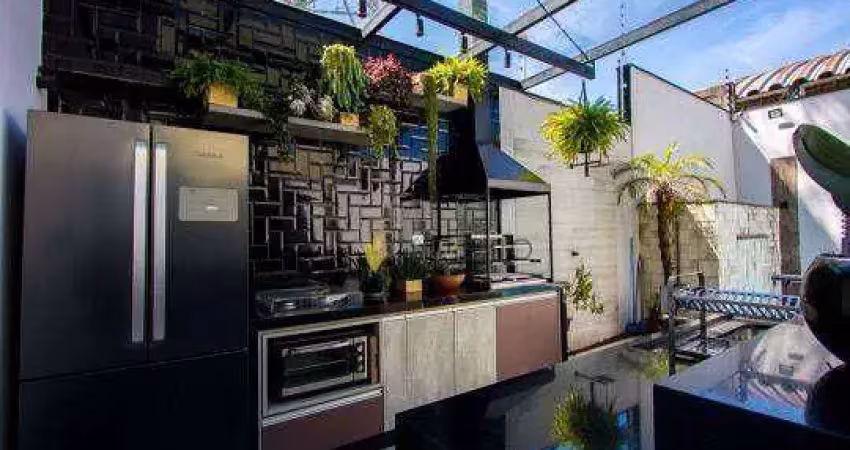 Casa com 3 dormitórios à venda, 386 m² por r$ 2.800.000 - vila pires - santo andré/sp
