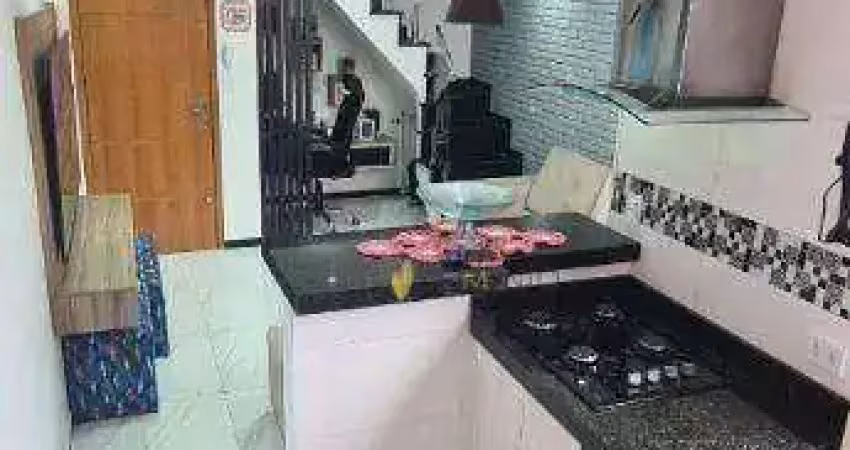 Cobertura com 2 dormitórios à venda, 110 m² por r$ 599.000 - vila scarpelli - santo andré/sp