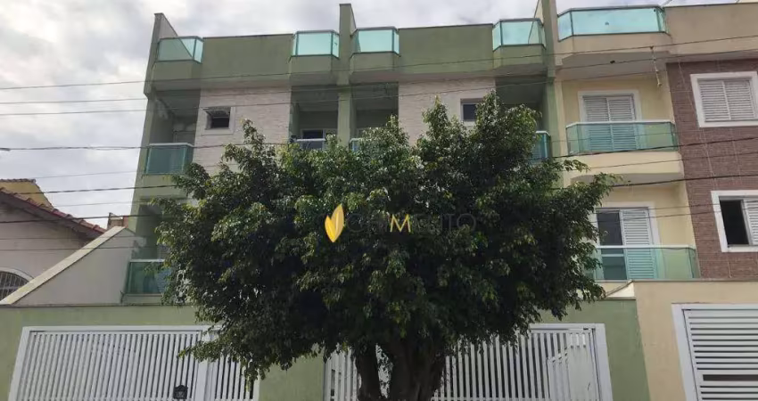 Cobertura com 2 dormitórios à venda, 106 m² por r$ 390.000,00 - vila tibiriçá - santo andré/sp