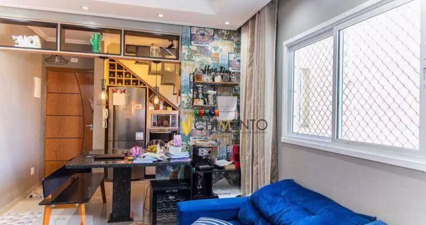 Cobertura com 3 dormitórios à venda, 106 m² por r$ 560.000,00 - vila marina - santo andré/sp