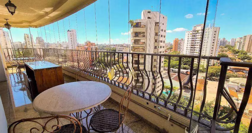 Apartamento com 4 dormitórios à venda, 257 m² por r$ 2.700.000,00 - campo belo - são paulo/sp
