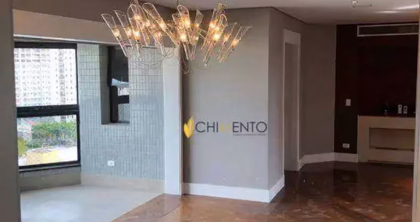 Apartamento com 3 dormitórios para alugar, 184 m² por r$ 15.250,00/mês - chácara klabin - são paulo/sp