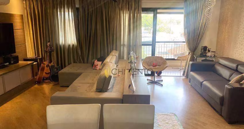 Apartamento com 3 dormitórios à venda, 114 m² - jardim - santo andré/sp