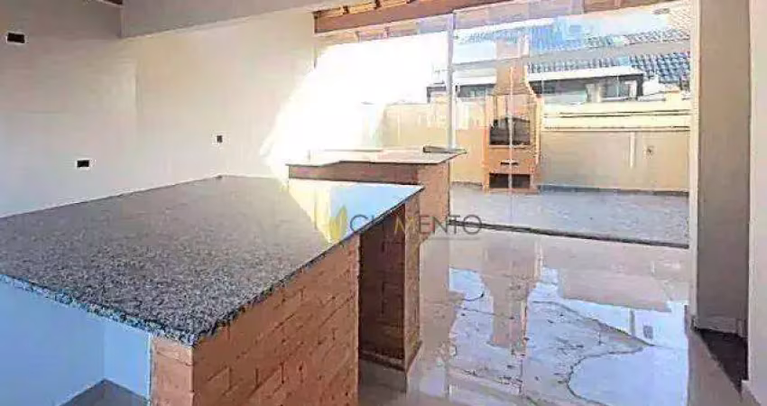 Cobertura com 2 dormitórios à venda, 107 m² por r$ 550.000,00 - campestre - santo andré/sp