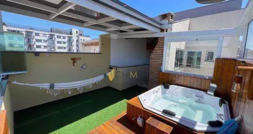 Cobertura com 2 dormitórios à venda, 88 m² por r$ 710.000,00 - santa maria - santo andré/sp