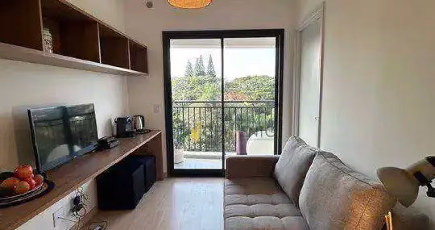 Apartamento com 1 dormitório à venda, 33 m² por r$ 445.000 - santo amaro - são paulo/sp