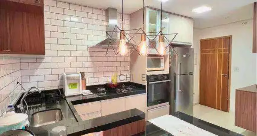 Apartamento com 2 dormitórios à venda, 45 m² por r$ 380.000 - jardim bela vista - santo andré/sp