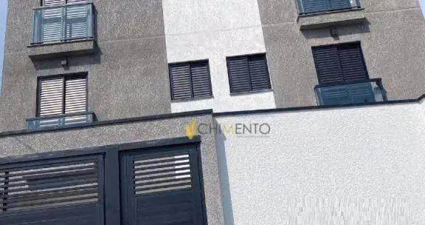 Cobertura com 2 dormitórios à venda, 106 m² por r$ 410.000 - vila guaraciaba - santo andré/sp