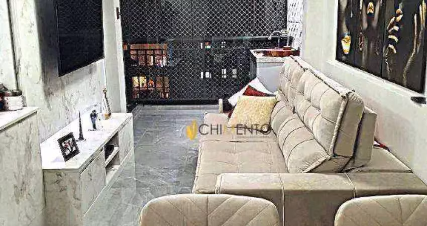 Apartamento com 3 dormitórios à venda, 74 m² por r$ 780.000,00 - campestre - santo andré/sp