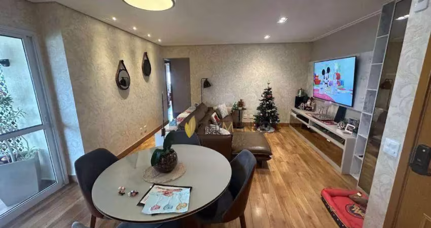 Apartamento com 3 dormitórios à venda, 126 m² - vila floresta - santo andré/sp
