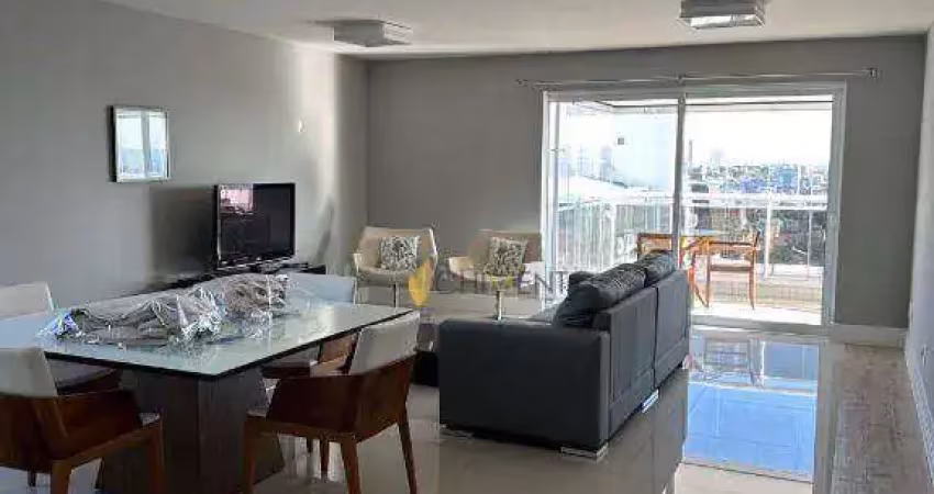 Apartamento com 3 dormitórios para alugar, 150 m² - campestre - santo andré/sp