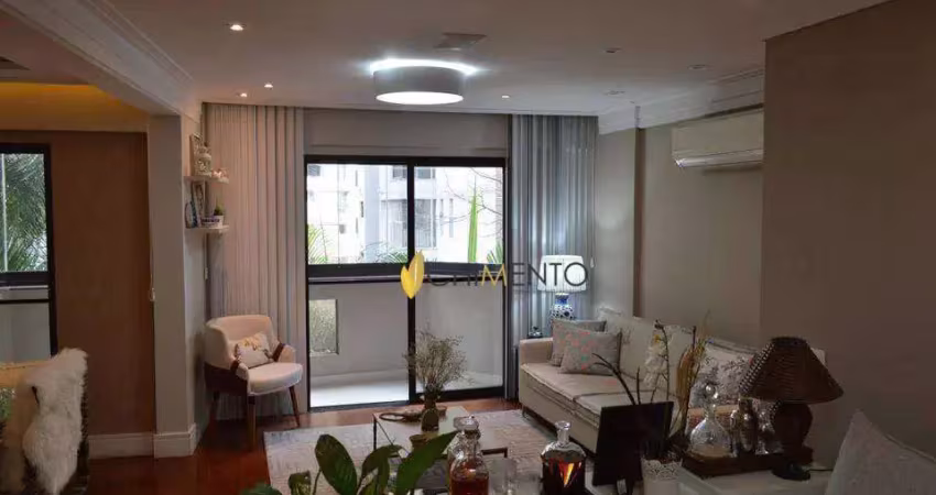 Apartamento com 3 dormitórios à venda, 130 m² por r$ 1.430.000,00 - brooklin - são paulo/sp